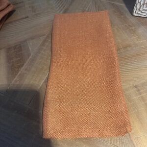 Set of 6 Orange Napkins by Laura Ashley
